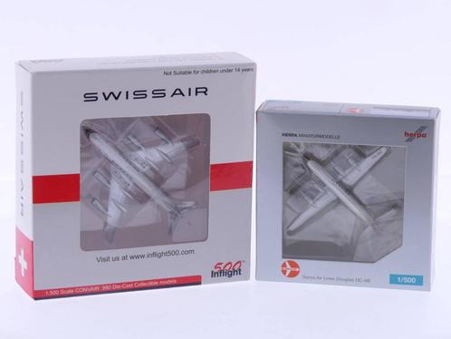 Schaal 1:500 Inflight 500 Swissair Convair 990 en Herpa 5..., Hobby & Loisirs créatifs, Modélisme | Avions & Hélicoptères, Enlèvement ou Envoi