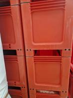 Palletbox 1000x600x662mm 260 liter gesloten oranje 2, Ophalen of Verzenden