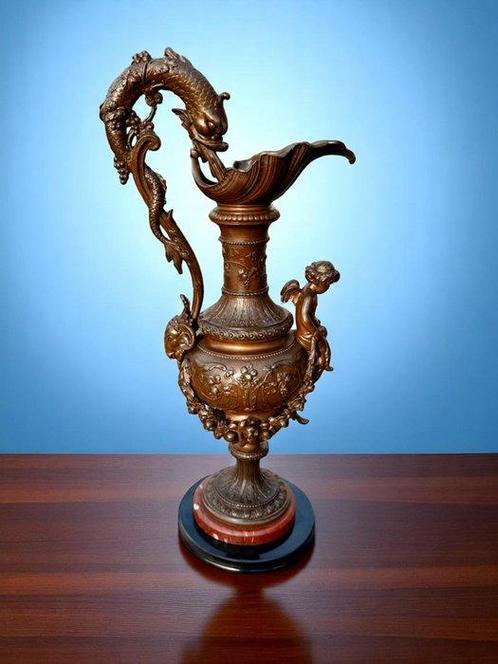 Urne -  Amphore française - H63cm / 7,65 Kg  - Métal, Antiek en Kunst, Antiek | Overige Antiek