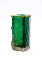 Daum - Vase - Daum Nancy - Vase Chardon avec or brillant,, Antiek en Kunst