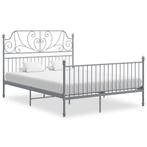 vidaXL Bedframe metaal grijs 160x200 cm, Huis en Inrichting, Slaapkamer | Bedden, Verzenden, Nieuw