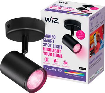 WiZ Connected Imageo Zwart 1 spot - Slimme Smart lampen, Verzenden