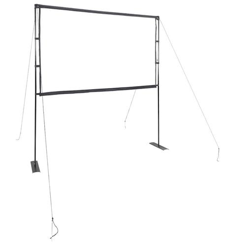 vidaXL Projectiescherm met statieven 90 inch 16:9, Audio, Tv en Foto, Beamers, Nieuw, Verzenden