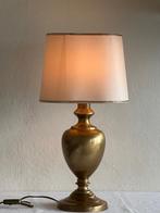 Lamp - Brons / messing / linnen/ textiel enz - Schemerlamp H