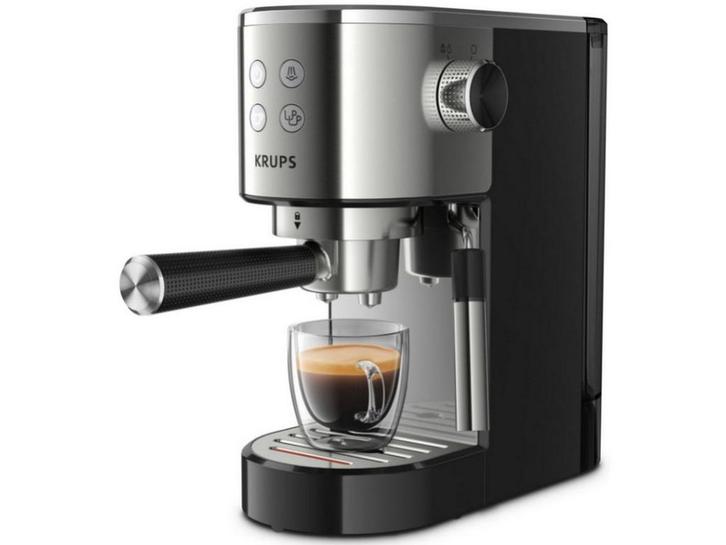 Krups XP442C11 - Espressomaker - 15 bar pompdruk - Roestvrij, Elektronische apparatuur, Koffiezetapparaten, Zo goed als nieuw