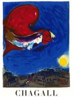 Marc Chagall (1887-1985), after - Femme et oiseau dans le, Antiquités & Art