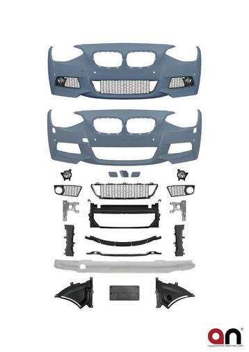 M Pakket Voorbumper BMW 1 Serie F20 F21 B2168 beschikbaar voor biedingen