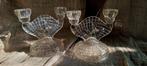 Kaarsenhouder (2) - Glas - Vintage Art Deco, Antiek en Kunst