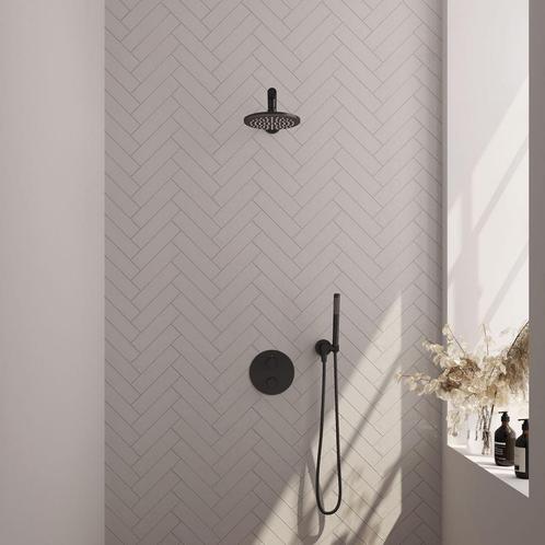 Thermostatische Inbouwdoucheset Brauer Carving Met Ronde, Doe-het-zelf en Bouw, Sanitair, Kraan, Nieuw, Chroom, Ophalen of Verzenden