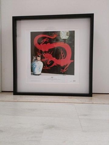 Hergé - 1 Lithograph - Tintin - Illustration pour la