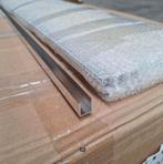 SALE - 160 cm U-profiel / vloerprofiel voor glasplaat 8/10mm, Ophalen of Verzenden, Nieuw