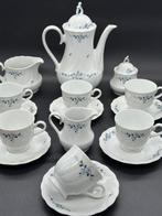 Service à café - Winterling Röslau Bavaria mit blauem, Antiek en Kunst