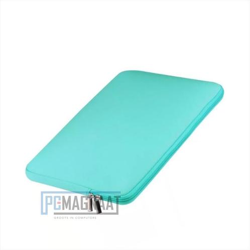 Waterdichte laptopsleeve Soft Touch 11,6 inch Mint groen, Computers en Software, Laptoptassen, Nieuw, Ophalen of Verzenden