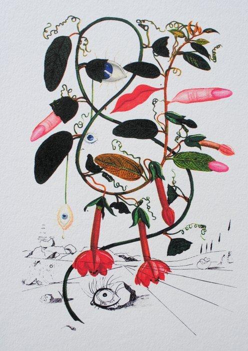 Salvador Dali (1904-1989) - Flordali : Arbre fou, Antiquités & Art, Art | Objets design
