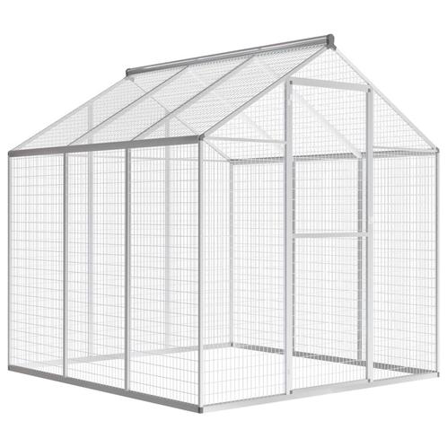 vidaXL Volière dextérieur Aluminium 183 x 178 x 194 cm, Animaux & Accessoires, Rongeurs & Lapins | Cages & Clapiers, Neuf, Envoi