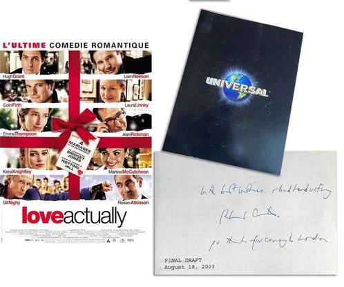 Love Actually - Hand written and signed by Director Richard, Verzamelen, Film en Tv