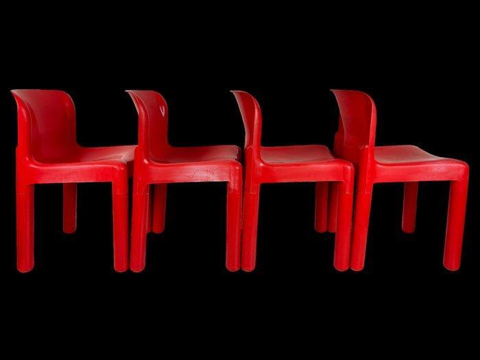 Kartell - Carlo Bartoli - Stoel (4) - 4875 - Polypropyleen, Antiek en Kunst, Antiek | Meubels | Stoelen en Sofa's