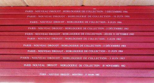 Catalogues de la collection horlogère avec 2601 lots décrits, Antiek en Kunst, Antiek | Klokken