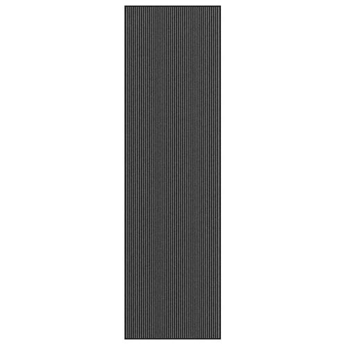 vidaXL Deurmat 115x400 cm gestreept 115x400 cm zwart en, Tuin en Terras, Deurmatten, Nieuw, Verzenden