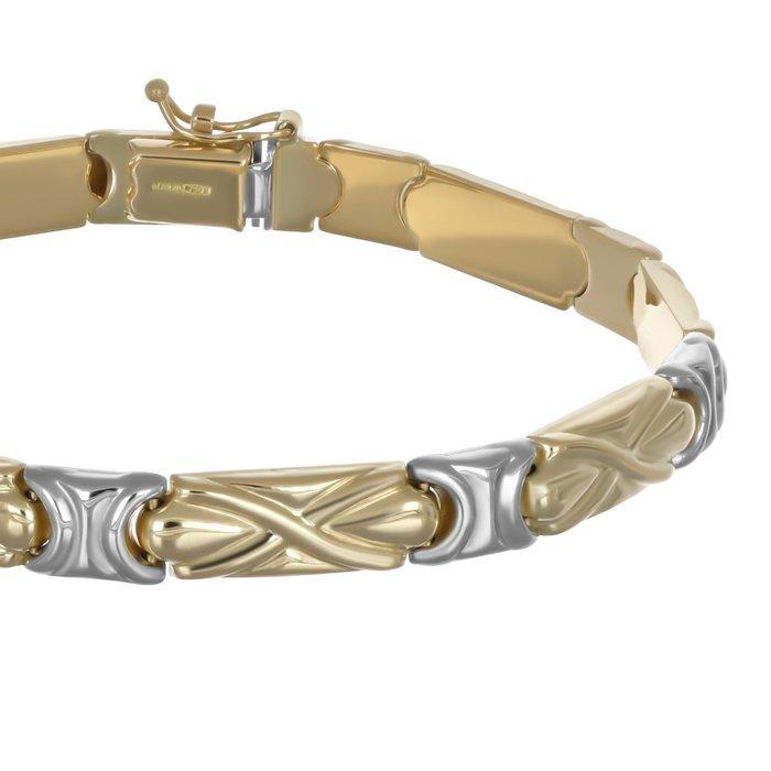 Armband - 18 karaat Geel goud, Witgoud, Bijoux, Sacs & Beauté, Bracelets