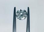 1 pcs Diamant  (Natuurlijk)  - 1.00 ct - Rond - J - P1 -