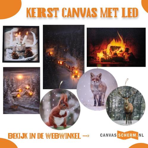 Kerst wanddecoratie Led canvas schilderij, Divers, Noël, Envoi