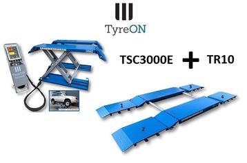 TSC3000E Mobiele Autobrug + TR10 Oprijverhogingsplaten Set beschikbaar voor biedingen