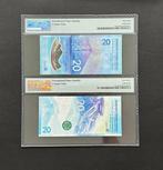 China. - 2 x 20 Yuan - 2022 - Pick 916afr and 917afr (Zonder, Postzegels en Munten
