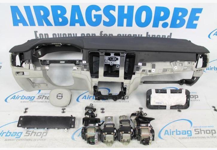 AIRBAG SET – DASHBOARD ZWART WIT VOLVO V90 (2016-HEDEN), Auto-onderdelen, Dashboard en Schakelaars, Gebruikt, Volvo