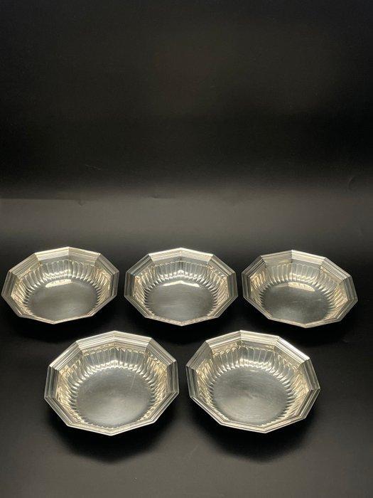 Jean E. Puiforcat - Puiforcat - Serveerschaal (5) - 5, Antiek en Kunst, Antiek | Meubels | Tafels