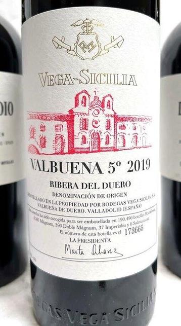 2019 Vega Sicilia, Valbuena 5º Año & 2019 Dominio del Pidio beschikbaar voor biedingen