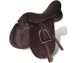 Paardrijzadel Set 17,5 | Korting Retourtje OP=OP, Dieren en Toebehoren, Verzenden, Nieuw, Recreatie