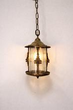 Lanterne - Lanterne baroque avec des restes en laiton. -