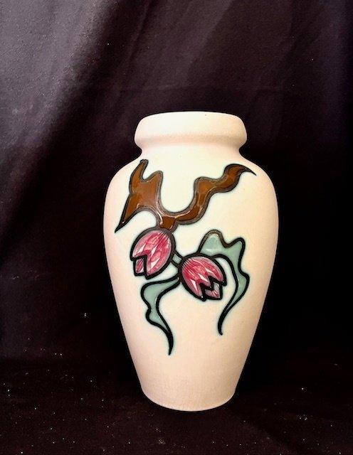 Flora Gouda - Vase (3) - handbeschilderd - Céramique -, Antiek en Kunst, Antiek | Glaswerk en Kristal