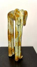 Abdoulaye Derme - sculptuur, Eléphant - 27.5 cm - Afrikaans, Antiquités & Art, Curiosités & Brocante