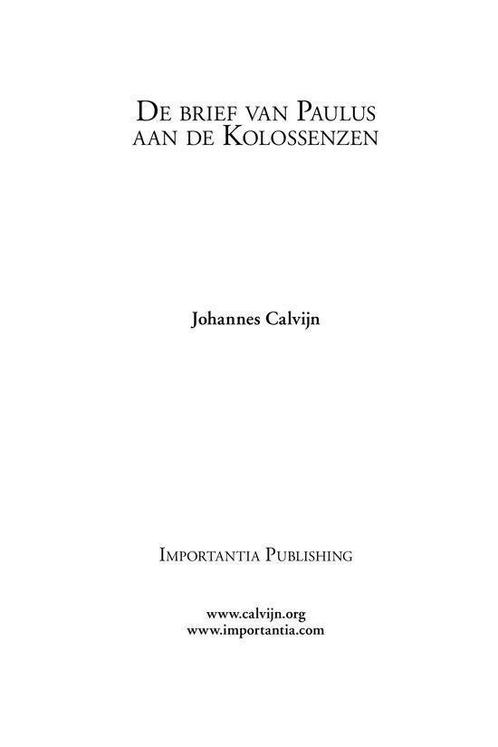 Commentaar op de Bijbel Kolossenzen & Filippenzen, Livres, Religion & Théologie, Envoi