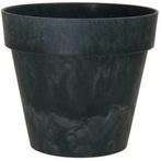 Bloempot Bloemenvaas Ibiza betonlook loodlook Zwart 12 cm, Huis en Inrichting, Nieuw