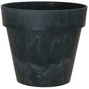 Bloempot Bloemenvaas Ibiza betonlook loodlook Zwart 12 cm, Huis en Inrichting, Woonaccessoires | Kunstplanten en Kunstbloemen