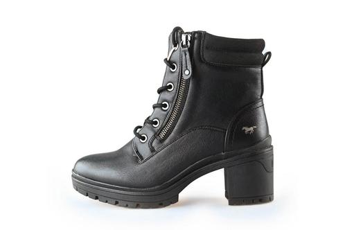 Mustang Veterboots in maat 38 Zwart | 5% extra korting, Kleding | Dames, Schoenen, Zwart, Zo goed als nieuw, Overige typen, Verzenden