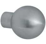 Knop Kogel tbv SKG schild mat chroom, Nieuw, Overige materialen, Klink of Kruk