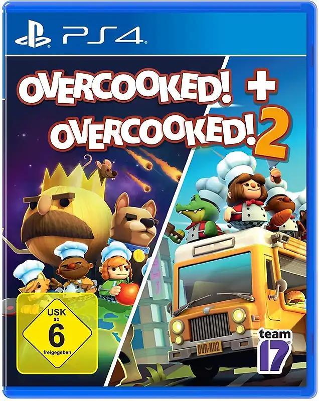 Overcooked! 1 & 2 Double Pack-Duits (PlayStation 4) Gebruikt, Games en Spelcomputers, Games | Sony PlayStation 4, Ophalen of Verzenden