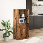 vidaXL Keukenkast 57x41,5x131,5 cm bewerkt hout oud, Verzenden, Nieuw