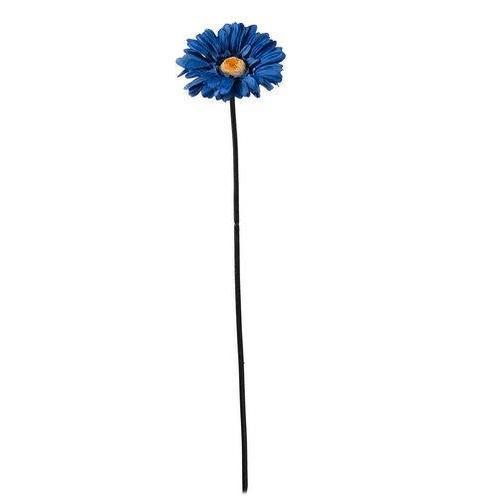 Gerbera 54 cm Blue Blauw/zwart Gerbera, Huis en Inrichting, Woonaccessoires | Kunstplanten en Kunstbloemen, Nieuw