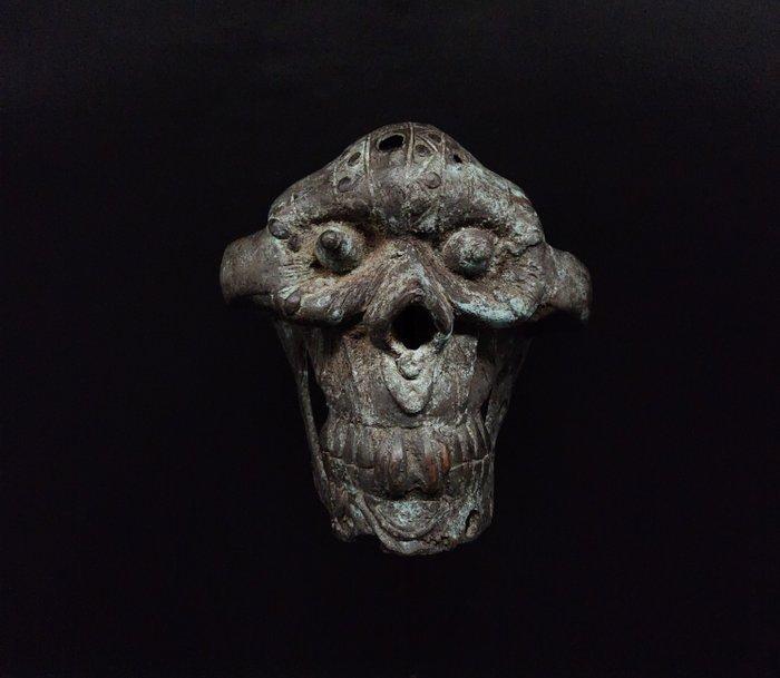 Prachtig schedelmasker - Yoruba - Nigeria (Zonder, Antiquités & Art, Art | Art non-occidental