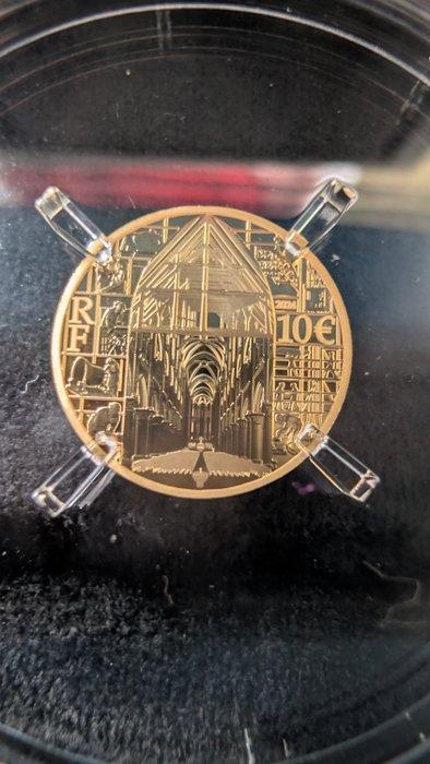 Frankrijk. 10 Euro 2024 Notre-Dame de Paris Proof, Timbres & Monnaies, Monnaies | Europe | Monnaies euro