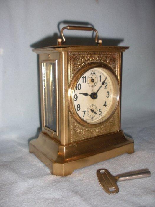 Wekker - Brevette Paris - Antiek Messing Staal Glas -, Antiek en Kunst, Antiek | Klokken