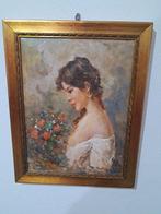 Petre Remus Troteanu( 1884-1957) - Girl with roses