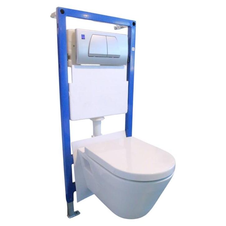 Hangtoilet wit keramiek, Doe-het-zelf en Bouw, Sanitair, Overige typen, Nieuw