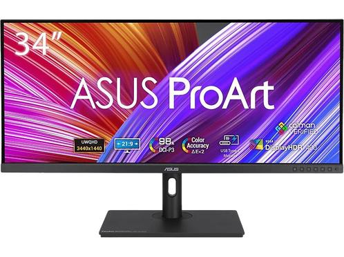 Asus - UWQHD Professioneel pc scherm - 34 inch - Zwart, Computers en Software, Monitoren, IPS, 1 tot 2 ms, Nieuw, Verzenden