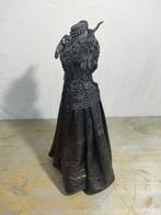 Statue, Retro kunstwerk - 47 cm - Textile, Soie, Dentelle -, Antiek en Kunst